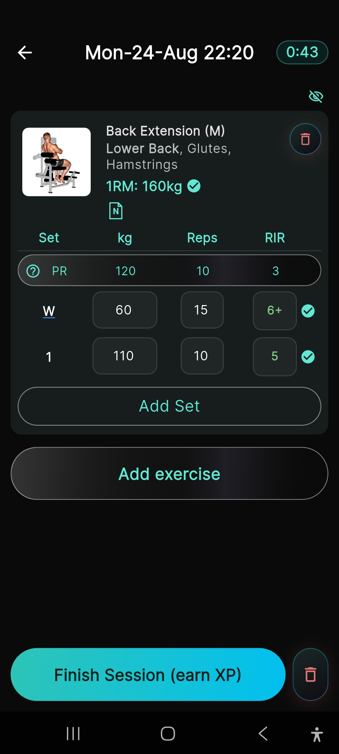 Notes and PR on the lift